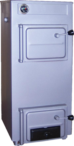 КС-ТВм-16р, Энергонезависимый двухконтурный твердотопливный котел Дон, модельный ряд 2008-2010 год, комплектация регулятором тяги Honeywell, топливо - дрова, уголь